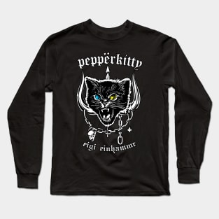 Pepperkitty eigi einhammr Long Sleeve T-Shirt